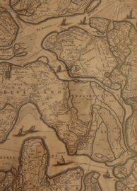 Antieke kaart Zeeland 17e eeuw, Frederik de Wit