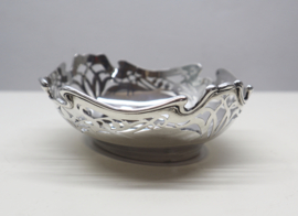 Jugendstil zilveren bonbonmandje