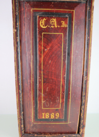 Houten schooltas 1889