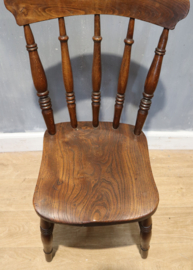 Set van 6 antieke Windsorstoelen