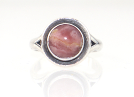 Deense vintage NE From  zilveren ring rhodochrosiet