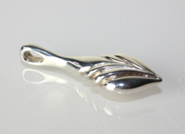 Stijlvolle zilveren design hanger