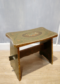 Beschilderd antiek Fries krukje