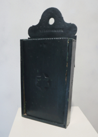 Antieke houten schooltas