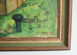 Schilderij geitje, Tijmen Moll (1890-1975)