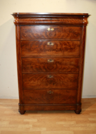 Antieke Hollandse chiffonière, ladenkast