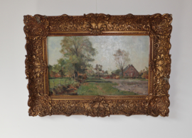 Boerderij in polderlandschap Gerard Altmann (1877-1940)
