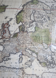 Antieke kaart Europa 1692