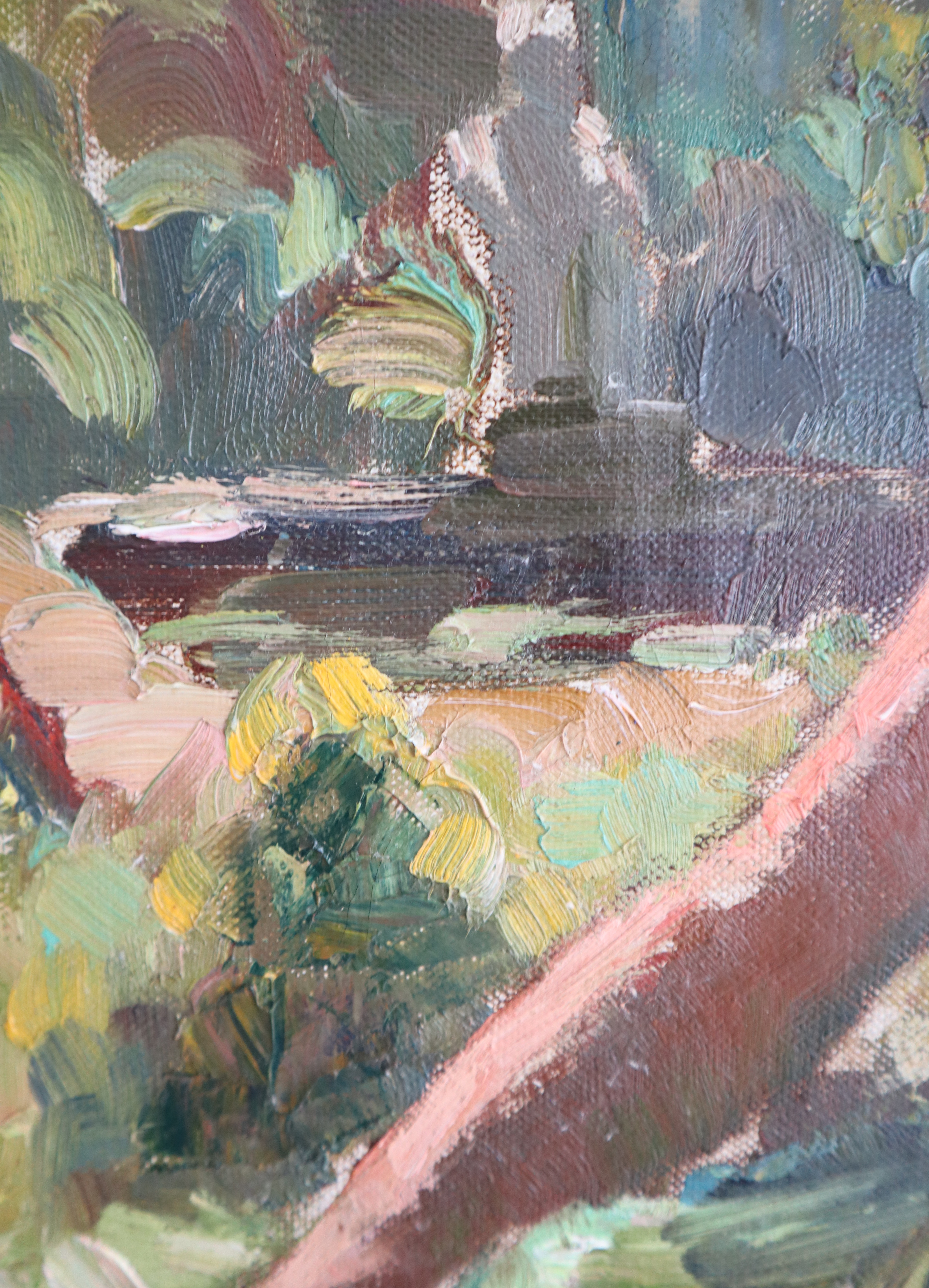 Schilderij Jules van de Leene (1887-1962).