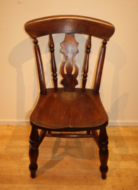 Set van 6 antieke windsor stoelen