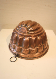 Antieke koperen tulband, puddingvorm