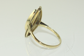 Vintage gouden ring met opaal, jaren '60/'70