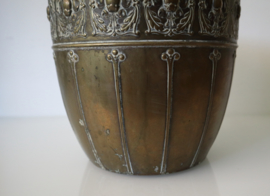 Jugendstil koperen pot