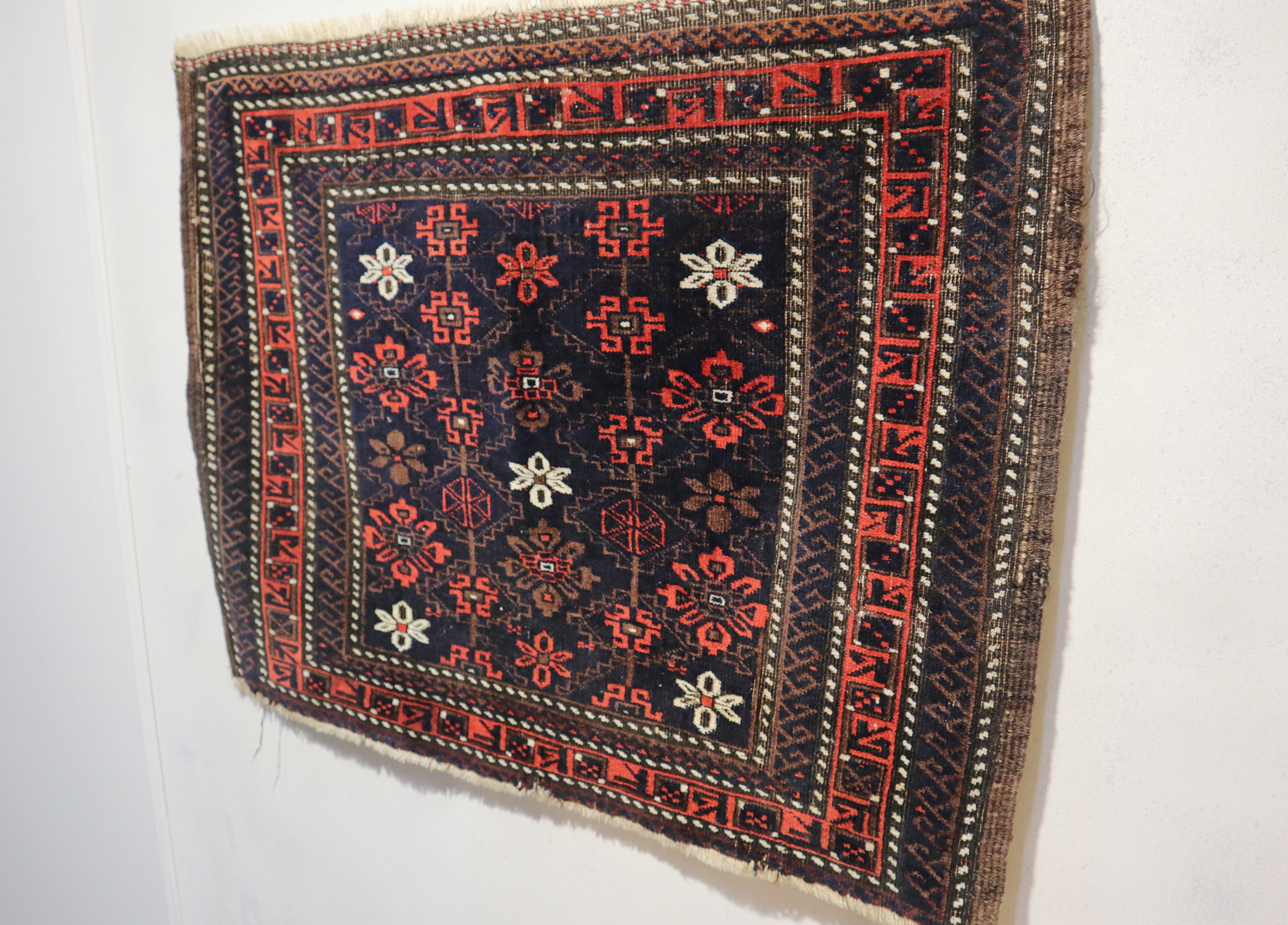 Antiek Perzisch kleedje Belouche 75  x 57 cm