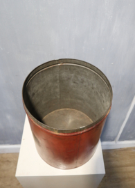 Groot antiek koffieblik