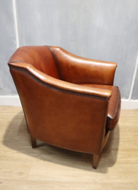 Lederen clubfauteuil