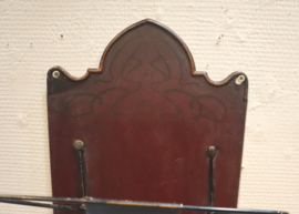 Jugendstil metalen krantenrekje