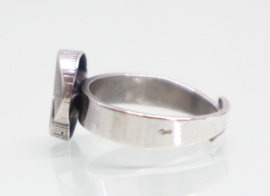 Zilveren ring bergkristal en hanger Sten & Laine Finland