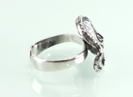 Vintage zilveren ring mos Theodor Klotz (Teka) jaren ‘70