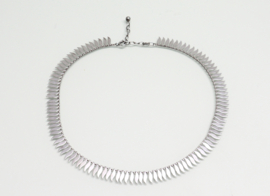 Vintage zilveren zonnecollier jaren ‘50