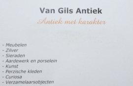 Antieke gravure Amsterdam, 18e eeuw.