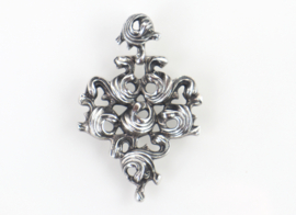 Vintage zilveren hanger, Blachian Antik Schmuck, ca. 1960