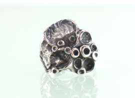 Vintage zilveren ring mos Theodor Klotz (Teka) jaren ‘70