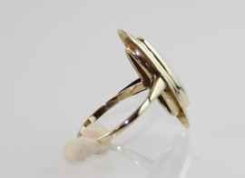 Vintage gouden ring met opaal