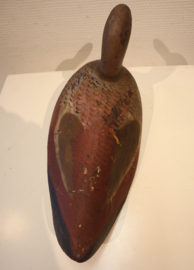 Antieke houten lokeend