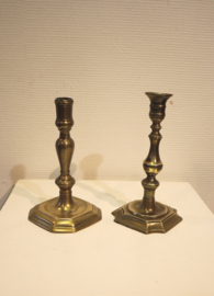 Twee Louis Quinze kandelaars 18e eeuw