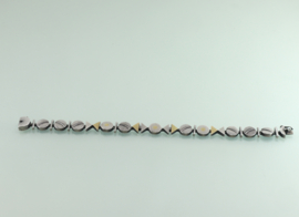Vintage zilveren soepel vallende armband