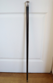 Antieke wandelstok zilveren knop R.F.S&Co
