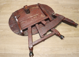 Antieke miniatuur flap-aan-de-wand, 18e eeuw