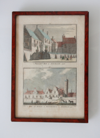 Antieke gravure Alkmaar 1726