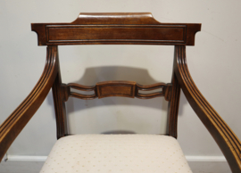 Antieke Engelse burostoel, armstoel.