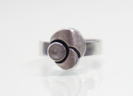 Zilveren ring bergkristal en hanger Sten & Laine Finland