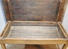 Antieke Franse bakkerstafel, keukentafel