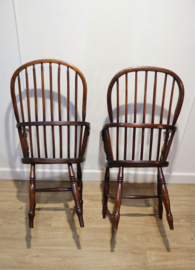 Set antieke Windsor armstoelen