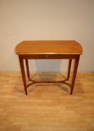 Art deco satijnhouten tafeltje.