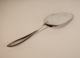 Set antieke zilveren puntfilet taartvorkjes met taartschep, 1928