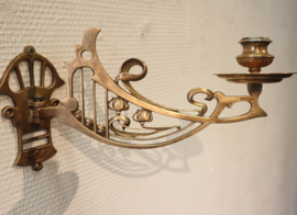 Set Art Nouveau  pianokandelaars