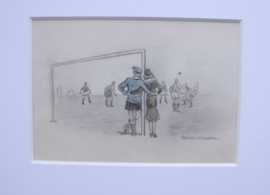 Herman Moerkerk (1879-1949) tekening voetballers