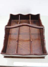 Antieke Engelse bestekbak