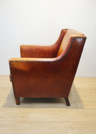 Lederen clubfauteuil