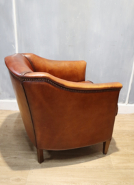 Lederen clubfauteuil