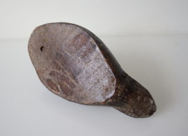 Antieke houten lokeend