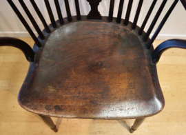 Antieke Engelse Windsorstoel taxushout, ca 1800
