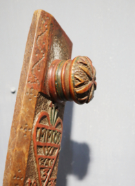 Beschilderde mangelplank 1836