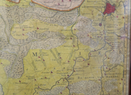 Antieke kaart Brabant Covens & Mortier 18e eeuw.