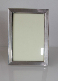 Set zilveren fotolijstjes